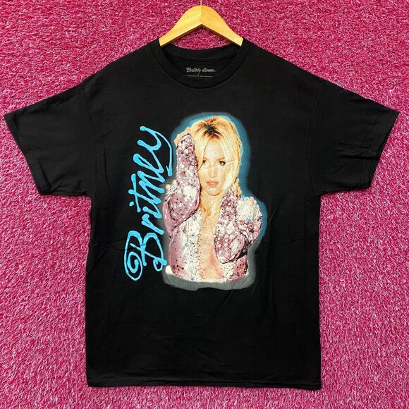 Britney Spears Airbrushed Stone Wash T-Shirt Large - Picture 1 of 4